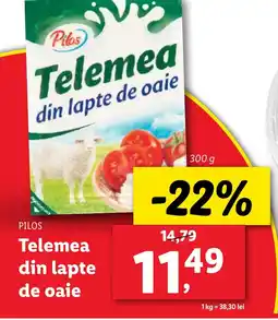 Lidl PILOS Telemea din lapte de oaie Ofertă