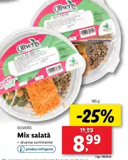 Lidl OLIVERIS Mix salatǎ Ofertă