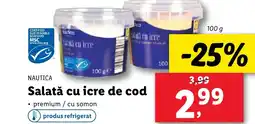 Lidl NAUTICA Salată cu icre de cod Ofertă