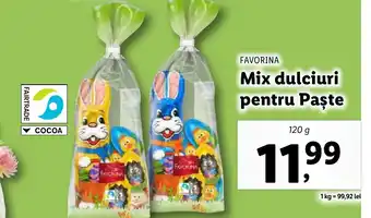 Lidl FAVORINA Mix dulciuri pentru Paște Ofertă