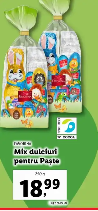 Lidl FAVORINA Mix dulciuri pentru Paște Ofertă