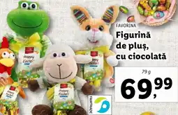 Lidl FAVORINA Figurinǎ de plus, cu ciocolată Ofertă