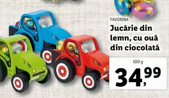 Lidl FAVORINA Jucărie din lemn, cu ouǎ din ciocolată Ofertă