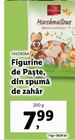 Lidl FAVORINA Figurine de Paște, din spumă de zahăr Ofertă