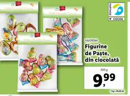 Lidl FAVORINA Figurine de Paște, din ciocolată Ofertă