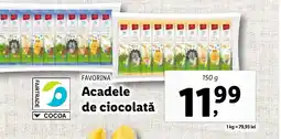 Lidl FAVORINA Acadele de ciocolată Ofertă