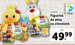 Lidl FAVORINA Figurinǎ de plus cu ciocolată Ofertă