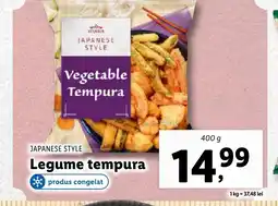 Lidl JAPANESE STYLE Legume tempura Ofertă