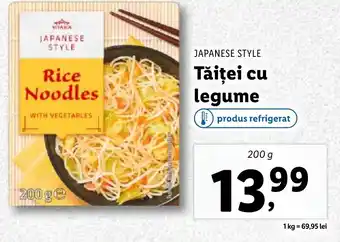 Lidl JAPANESE STYLE Tăiţei cu legume Ofertă