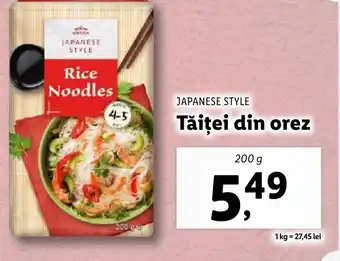 Lidl JAPANESE STYLE Tăiţei din orez Ofertă