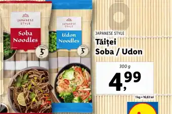 Lidl JAPANESE STYLE Tăiţei Soba / Udon Ofertă