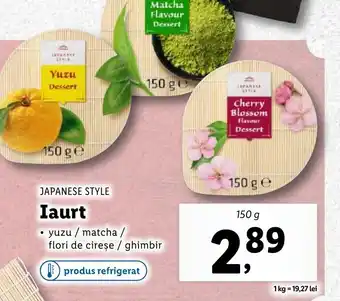 Lidl JAPANESE STYLE Iaurt Ofertă