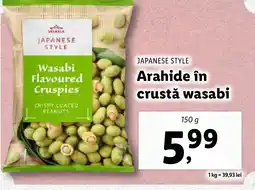 Lidl JAPANESE STYLE Arahide în crustǎ wasabi Ofertă