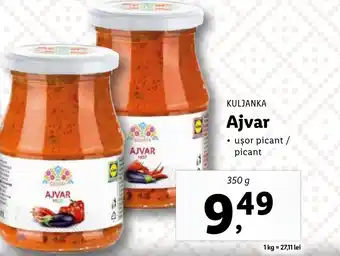 Lidl KULJANKA Ajvar Ofertă