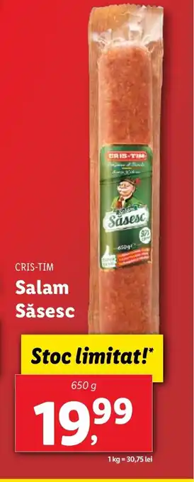 Lidl CRIS-TIM Salam Săsesc Ofertă