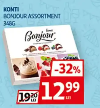 Auchan KONTI Bonjour assortment Ofertă