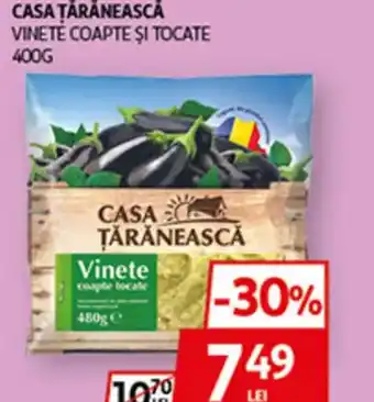 Auchan CASA ȚĂRĂNEASCĂ Vinete coapte şi tocate Ofertă