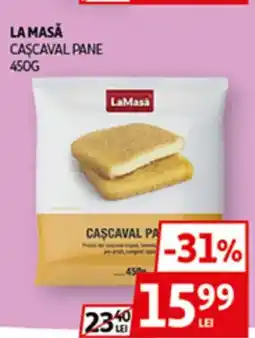 Auchan LA MASĂ Cascaval pane Ofertă