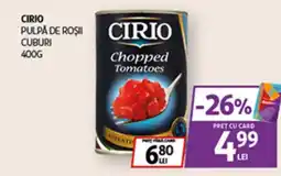 Auchan CIRIO Pulpa de roşii cuburi Ofertă