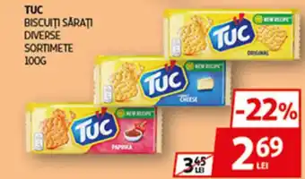 Auchan TUC Biscuiți sărați Ofertă