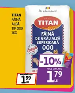 Auchan TITAN Făină alba tip 000 Ofertă