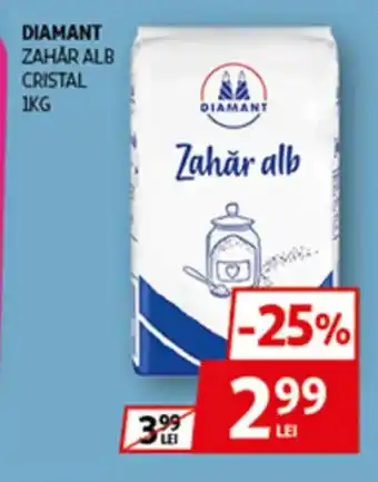 Auchan DIAMANT Zahar alb cristal Ofertă