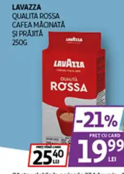 Auchan LAVAZZA Qualita rossa cafea măcinată și prăjită Ofertă