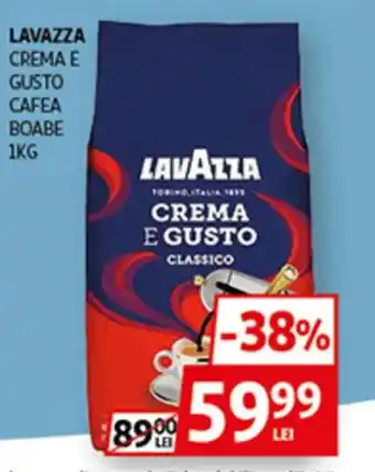 Auchan LAVAZZA Crema E gusto cafea boabe Ofertă