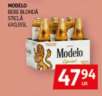 Auchan MODELO Bere blonda sticla Ofertă