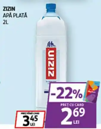 Auchan ZIZIN Apă plată Ofertă