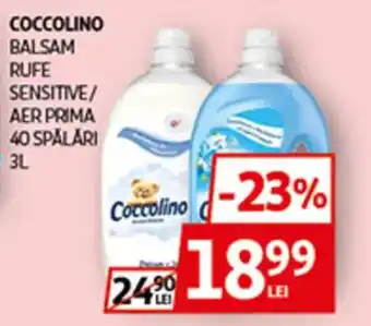 Auchan COCCOLINO Balsam rufe sensitive/ aer prima Ofertă