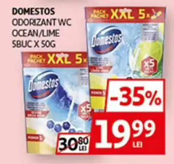 Auchan DOMESTOS Odorizant wc ocean/lime Ofertă