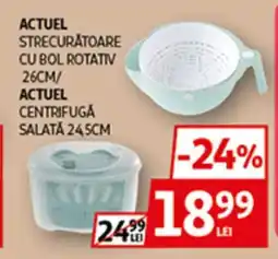 Auchan Actuel Strecurătoare cu bol rotativ Ofertă