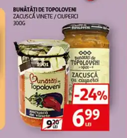 Auchan BUNĂTĂȚI DE TOPOLOVENI ZAcusca vinete/ciuperci Ofertă