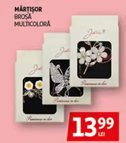 Auchan Mărţişor Broşa multicoloră Ofertă