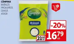 Auchan CÂMPINA Brânză proaspătă grasă Ofertă