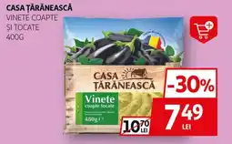 Auchan CASA ŢĂRĂNEASCĂ Vinete coapte și tocate Ofertă