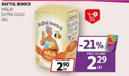 Auchan RAFTUL BUNICII Mălai extra gold Ofertă