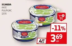 Auchan SCANDIA Pate pui/porc Ofertă