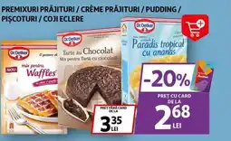 Auchan DR. OETKER Premixuri prăjituri / crème prăjituri / pudding/ piscoturi/coji eclere Ofertă