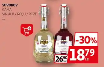 Auchan SUVOROV Gama vin alb/roșu / roze Ofertă