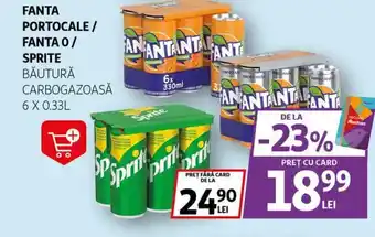 Auchan FANTA Portocale/ FANTA O/ SPRITE Ofertă