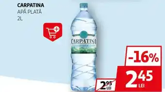 Auchan CARPATINA Apă plată Ofertă