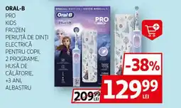 Auchan ORAL-B Pro Kids frozen periuță de dinți electrică pentru copii Ofertă