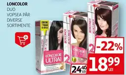 Auchan LONCOLOR Duo vopsea păr Ofertă