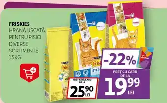 Auchan FRISKIES Hrană uscată pentru pisici Ofertă