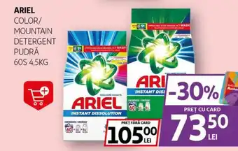 Auchan ARIEL Color/ mountain detergent pudră Ofertă