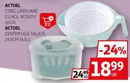 Auchan Actuel strecurătoare cu bol rotativ Ofertă