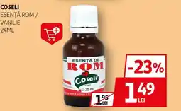 Auchan COSELI Esenţă rom / vanilie Ofertă