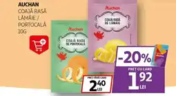 Auchan AUCHAN Coajă rasă lămâie / portocală Ofertă